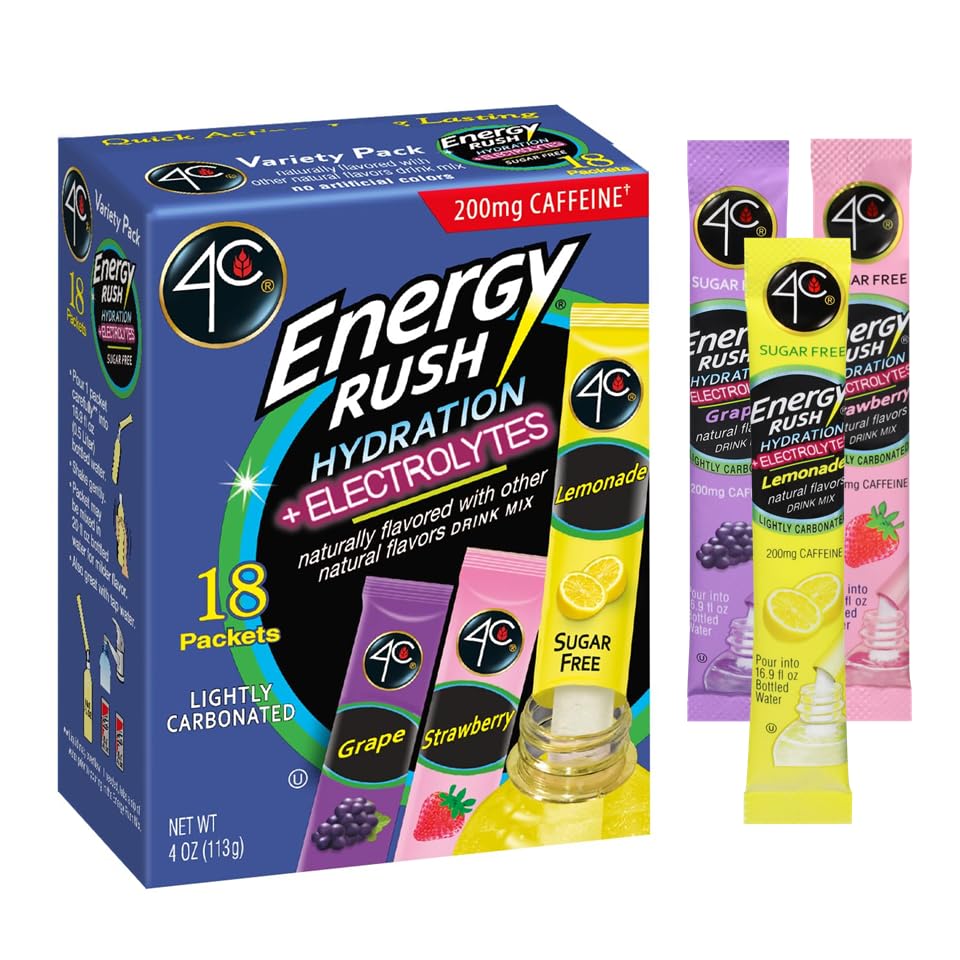 4C Energy Rush Drink Mix Single Packet (All Flavors)