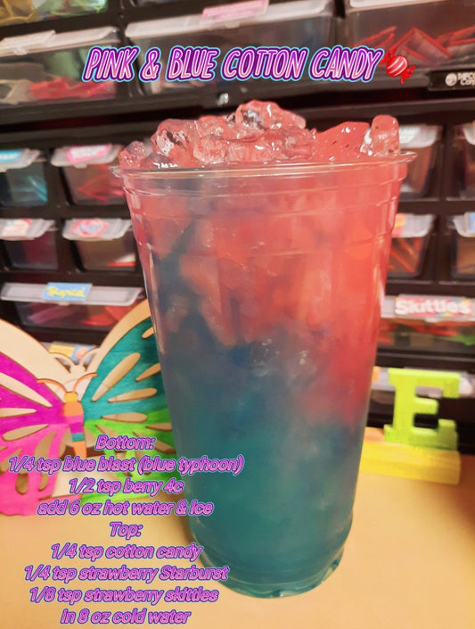 Pink & Blue Cotton Candy Loaded Tea Recipe