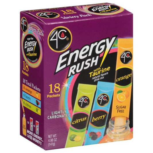 4C Energy Rush Drink Mix Single Packet