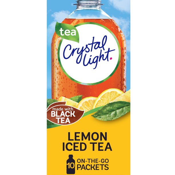 Crystal Light Lemon Iced Tea Drink Mix Single Packet