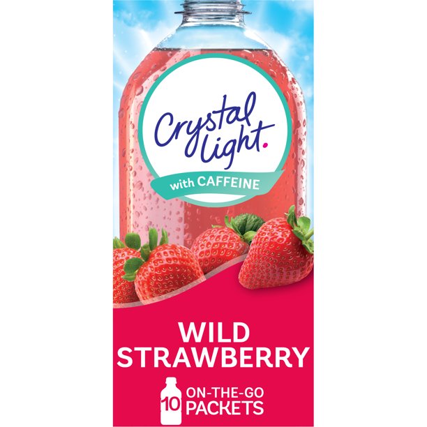 Crystal Light Wild Strawberry Drink Mix Single Packet