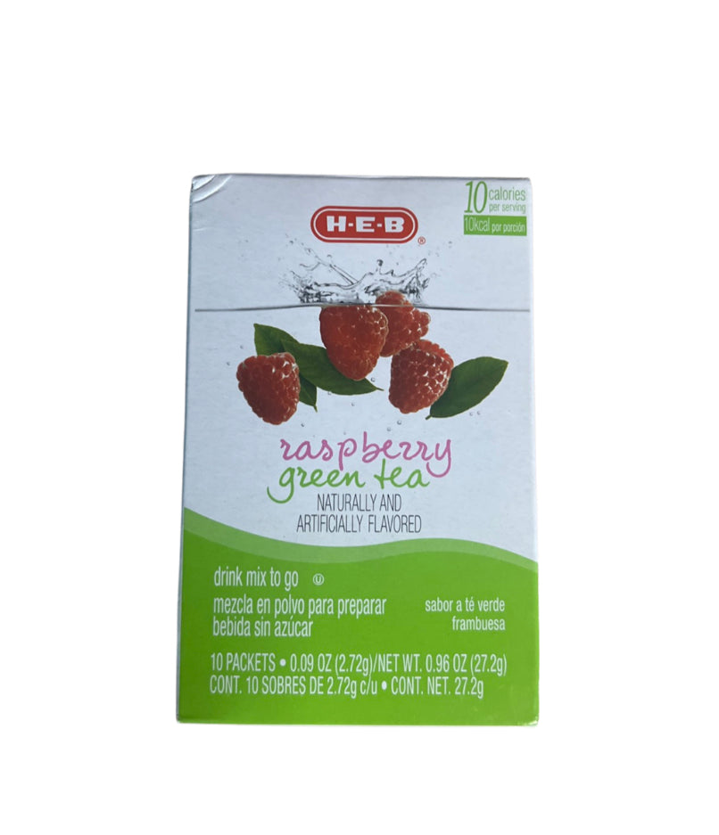 Raspberry Green Tea Single Packet – Loaded Tea Co.