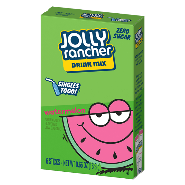 Jolly Rancher Watermelon Drink Mix Single Packet