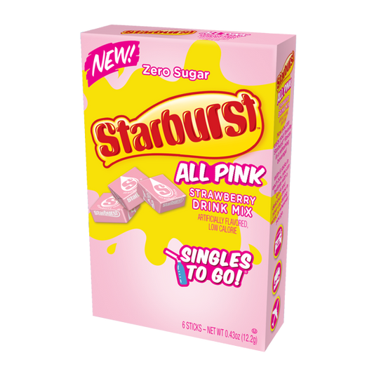 Starburst All Pink Drink Mix Single Packet